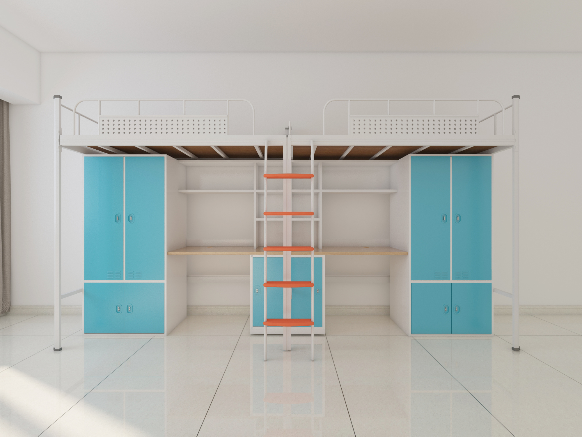 不同風(fēng)格的雙層鐵床有著不同的功能 不同風(fēng)格的雙層鐵床有著不同的功能