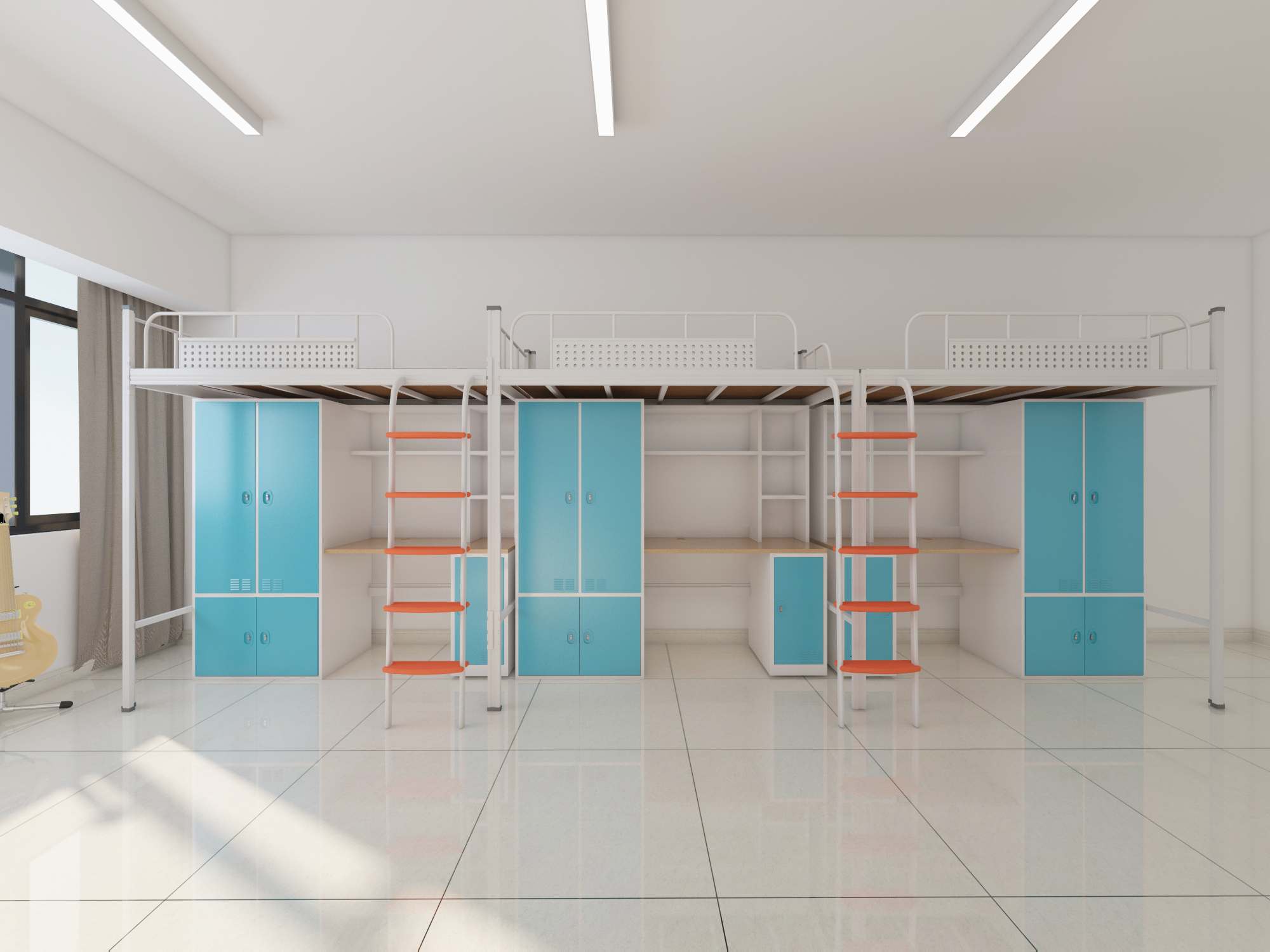 不同風(fēng)格的雙層鐵床有著不同的功能 不同風(fēng)格的雙層鐵床有著不同的功能