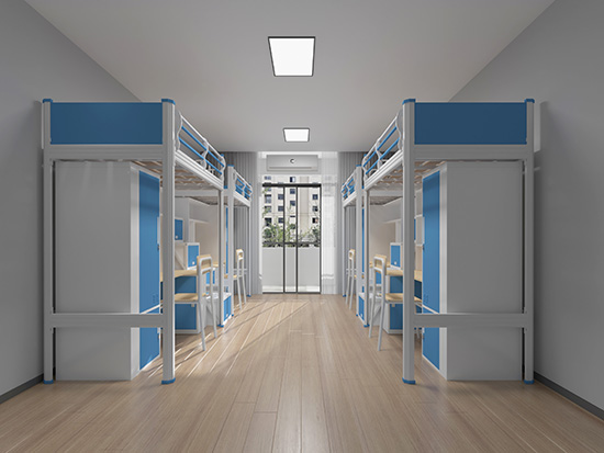 你們睡的上下鋪鐵床材質(zhì)是什么？