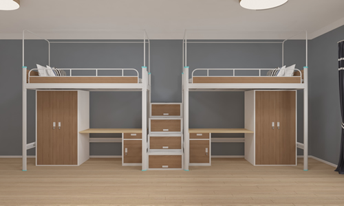 這幾個雙層鐵床大受學(xué)生們喜愛！